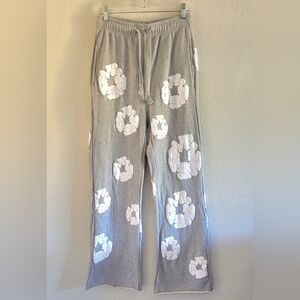 Readymade X Four Cactus Sweatpants. Gray and White 30X31. Cotton Wreath Flare.